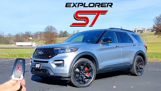 2022 Ford Explorer ST  Anything NEW for this 400hp Family Performance SUV [upl. by Notecnirp597]