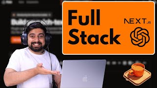 Build a full stack project with NextJS and AI integration [upl. by Ahcurb675]