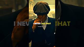 I Never Said That 😎🔥Sigma Rule  Thomas Shelby shorts motivation thomasshelby sigmarule quotes [upl. by Petey]