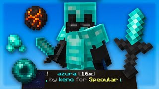 azura 16x THE BEST DEFAULT EDIT  solo bedwars 189 [upl. by Leanor]