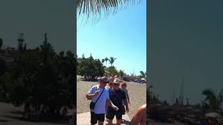 Costa Adeje beach walk ☀️🔥 tenerife [upl. by Kalie378]