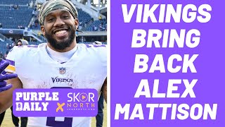 Why Minnesota Vikings brought back Alexander Mattison [upl. by Alake537]