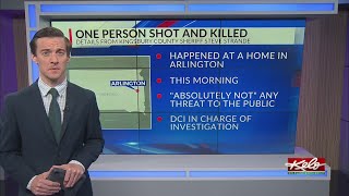 One person killed in Arlington South Dakota shooting [upl. by Nnayelsel]