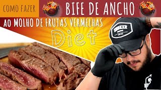 Bife de Ancho ao Molho de Frutas Vermelhas  Convidado Thadeu Junqueira TJ Smooker BBQ [upl. by Reidar]