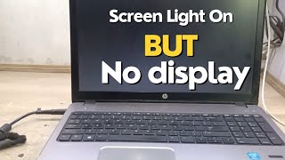 HP ProBook 450 G1 Laptop  Turning On Screen Light On  But No Display Show On Screen Fixed [upl. by Koss]