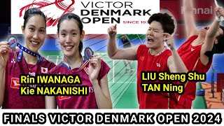 IwanagaNakanishi  jpn vs Liutan  CHN  finals Denmark open 2024 [upl. by Rehprotsirhc]