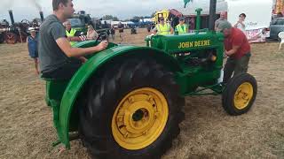 Haddenham steam rally 2024parade of vintage tractors [upl. by Nayrda]