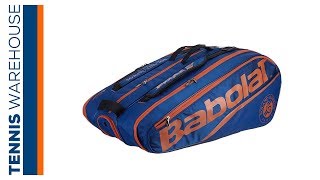 Babolat Pure Roland Garros 12 Pack Tennis Bag [upl. by Haleemak]