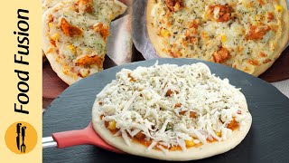 6 Minutes Pizza Recipe for Lunch Box  Air Fryer amp Frying Pan Methods  by Food Fusion [upl. by Aicena]