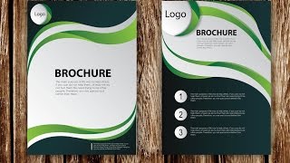 How to Design Brochure Vector Using Adobe Illustrator PART 1 [upl. by Pulcheria858]