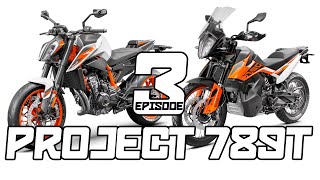 The Engine is IN KTM 790 Adventure engineswap Duke 890 R 4K camshafts dreambuild 4K project789t [upl. by Courtnay]