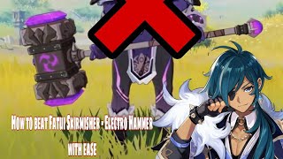 Genshin Impact  How to Defeat Fatui Skirmisher Electro Hammer amp Geomancer with ease [upl. by Russi]