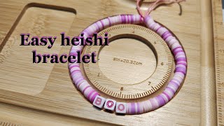 Making a Heishi bracelet [upl. by Htiduy]