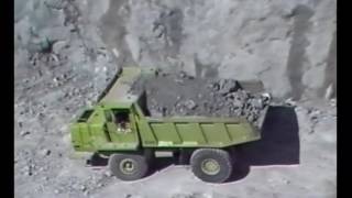 strontian barite mine 1 mining activity [upl. by Tait]