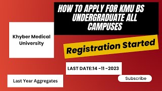 How To Apply for KMU BS Undergraduate Admission IPMR  Nursing  Dpt  Pharm D  Radiology Demo [upl. by Yeldah]