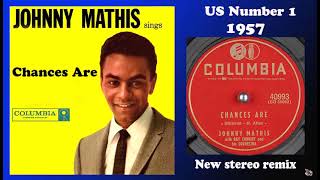 Johnny Mathis Chances Are 2021 stereo remix [upl. by Idoj]