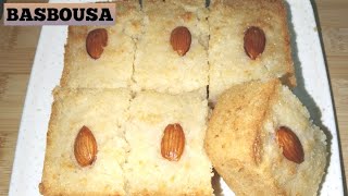 Arabic Dessert Basbousa Recipe Without EggMake Harissa Desert With Simple Easy Recipe  Suji Cake [upl. by Serena]