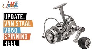 UPDATE  Van Staal VR50 Spinning Reel  JampH Tackle [upl. by Harwin]