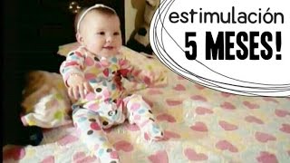 🔔👶🏼 EJERCICIOS para ESTIMULAR BEBÉS de 5 a 6 MESES Estimulación temprana [upl. by Joe36]