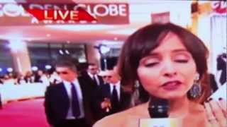 Simon halls arriving at Golden Globe Red Carpet 2013 [upl. by Harwin]