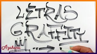 Cómo Hacer Letras de Graffiti Fáciles para Tags [upl. by Seaman]