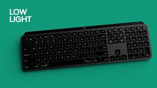 Logitech MX Keys for Mac Advanced Wireless Illuminated Keyboard [upl. by Edlitam]