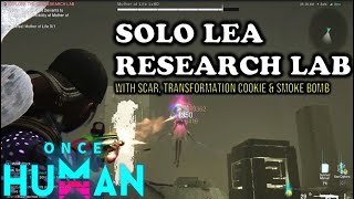 Once Human  SOLO LEA RESEARCH LAB [upl. by Silvana]