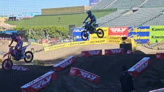 450 supercross practice media day  Lawrence Tomac Prado [upl. by Latvina]