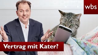 VodafoneAbzocke Katze bekommt InternetVertrag  Anwalt Christian Solmecke [upl. by Trevethick]