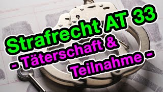 Täterschaft und Teilnahme  Strafrecht AT 33 [upl. by Rolanda]