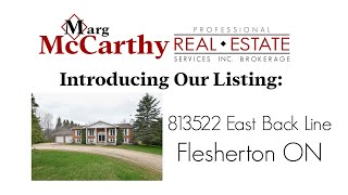 SOLD  813522 East Back Line Flesherton ON [upl. by Anera718]