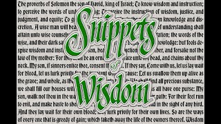 Snippets of Wisdom from the Book of Proverbs Extended Video [upl. by Seale]