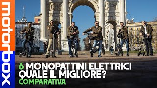 Comparativa MONOPATTINI ELETTRICI🛴  La SFIDA tra i nuovi RE👑 della CITTÀ [upl. by Aurea]