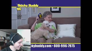 Charmx Reupload CRAZY OLD LADY  Reacting to Sticky Buddy Dub [upl. by Cirre]