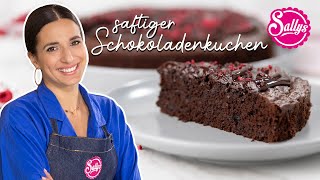 Schokoladenkuchen Rezept mit SpezialZutat saftig amp super einfach😍Heute aus dem Sallycon Valley [upl. by Ettezzil]