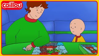 Solving a Puzzle with Daddy  Caillou Classics [upl. by Tezil]