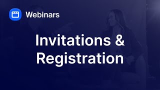 Manage Webinar Invitations and Registration [upl. by Amsirak]