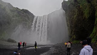 View Of Skógafoss Waterfall Iceland  Visiting Seljalandsfoss Waterfall [upl. by Primalia582]