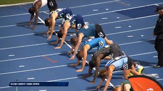 Open Men 100m Final 2022 Australian Track amp Field Championships [upl. by Newnorb19]