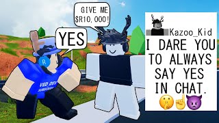 DARES ON ROBLOX 26 SUPER EPIC [upl. by Naget552]