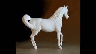 Resin Model Arabian Horse Sculpture [upl. by Nodyarb]