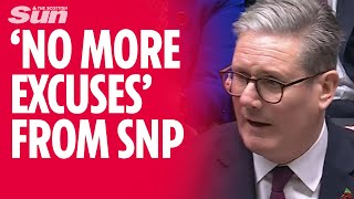 FERRY FIASCO SNP shamed at PMQs and told by Keir Starmer No more excuses [upl. by Inaliak]