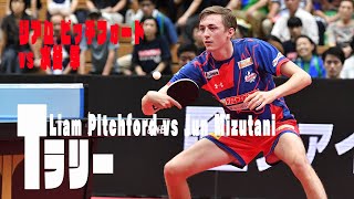 【卓球 Tリーグ公式】Tラリー リアム ピッチフォード vs 水谷隼 Liam Pitchford vs Jun Mizutani 2019 TLEAGUE [upl. by Fulbright]