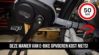 Gratis EBike opvoeren  Elektrische fiets op voeren met simpel trucje [upl. by Oran]