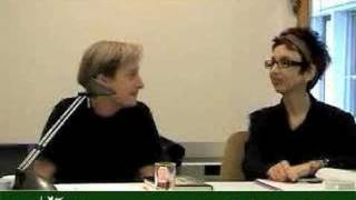 Avital Ronell and Judith Butler Contemporaneity of Philosophy 2006 33 [upl. by Anisor210]