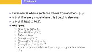 knowledge base agents logical and a bit of entailment [upl. by Nikoletta893]