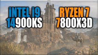 14900KS vs 7800X3D Benchmarks  Tested in 15 Games and Applications [upl. by Belter223]