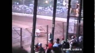 Flemington Speedway Super Dirt Series July 1989 heat races [upl. by Anitsahs]