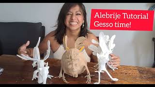 Alebrije TutorialGesso time [upl. by Anierdna]