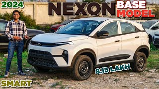 2024 Tata Nexon Smart Variant Review ✅🔥 l Tata Nexon Base Model Walkaround ✅ l MRCars [upl. by Dekeles]